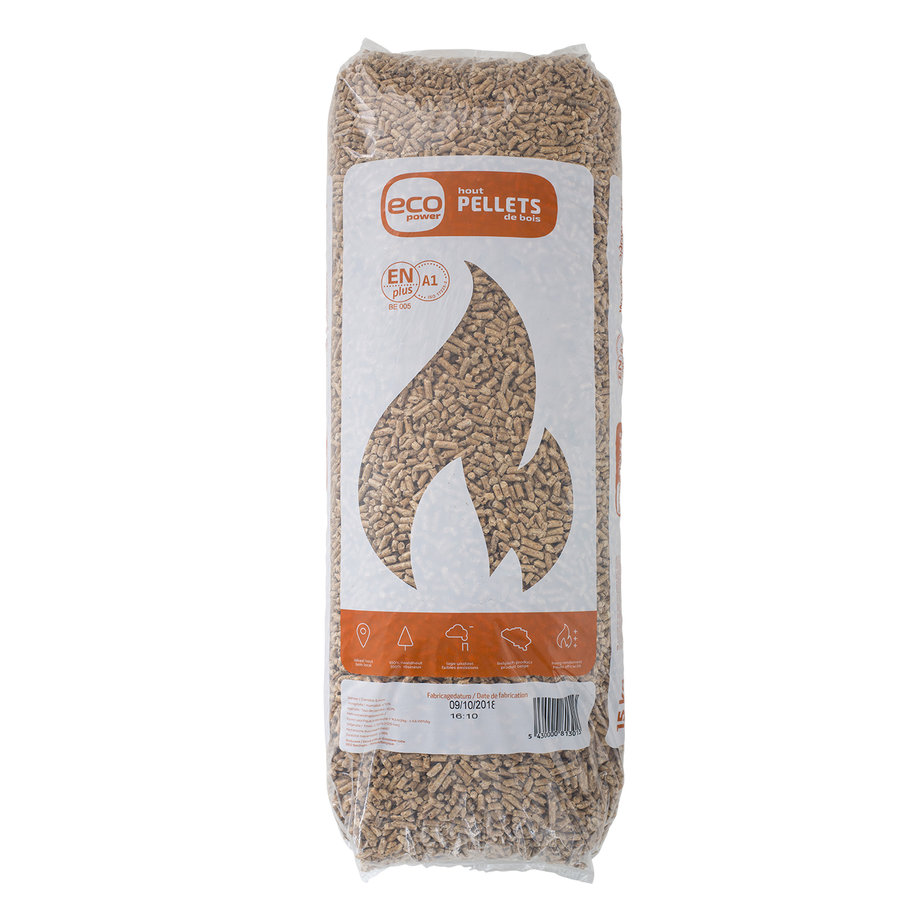 ecopower pellets (100% naaldhout) (enkel afhaal)